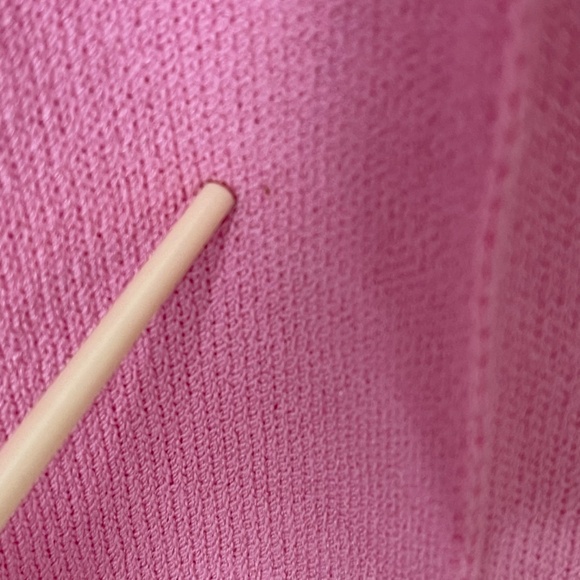 St. John Collection by Marie Gray Santana Knit Pants Size 10 Pink Wide Leg - Picture 4 of 12